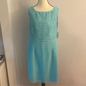 Calvin Klein sleeveless dress | 14 | aqua